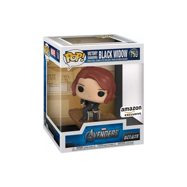 Funko Pop! Deluxe, Marvel: Avengers Victory Shawarma Series - Black Widow, Figure 5 of 6 Amazon Exclusive #759