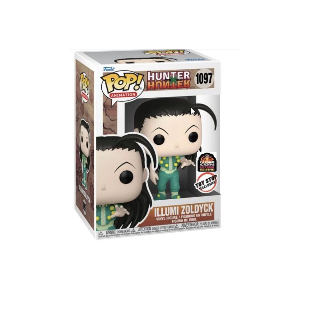 Animation Hunter x Hunter Illumi Zoldyck 2021 LA Comic Con Toy Stop Exclusive Funko Pop!