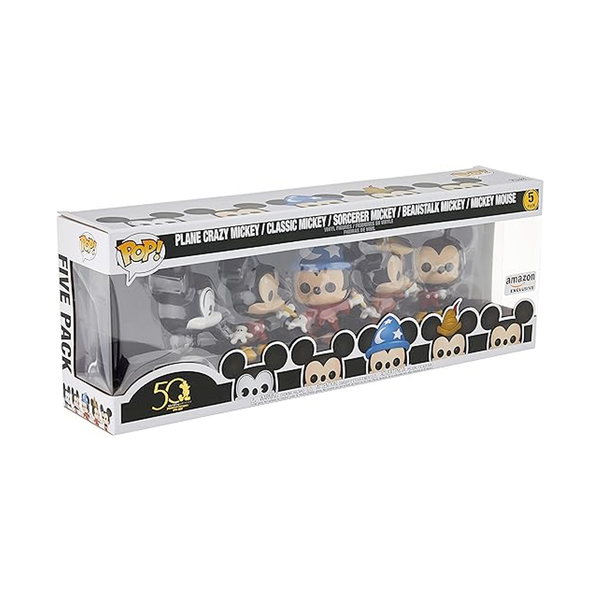 POP Disney Archives - Mickey Mouse 5 Pack, Amazon Exclusive, Multicolor