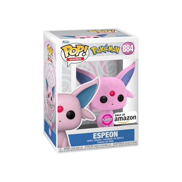 Funko Pop! Games: Pokemon - Espeon Flocked, Amazon Exclusive #884