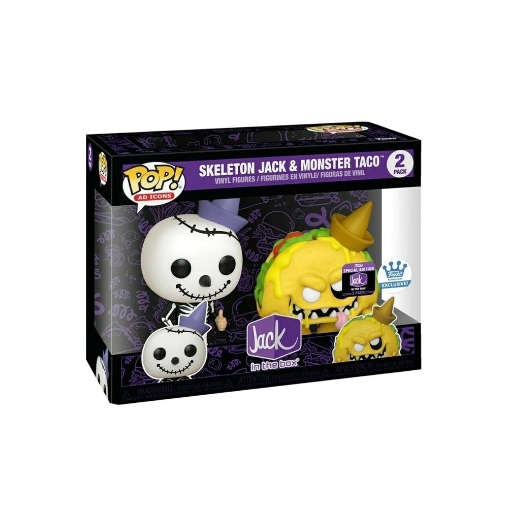 POP! SKELETON JACK & MONSTER TACO 2-PACK
