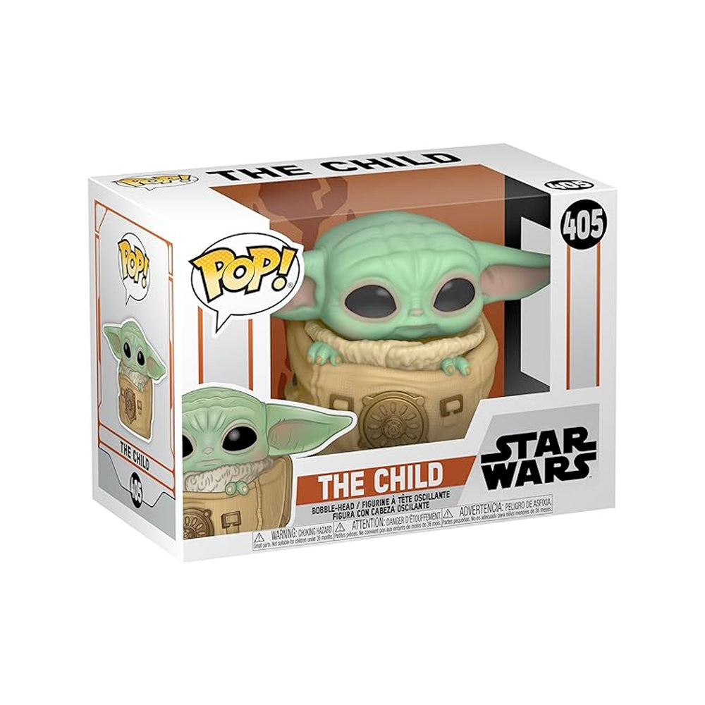 Funko Pop! Star Wars: The Mandalorian Toy, The Child Grogu in a Bag # 405