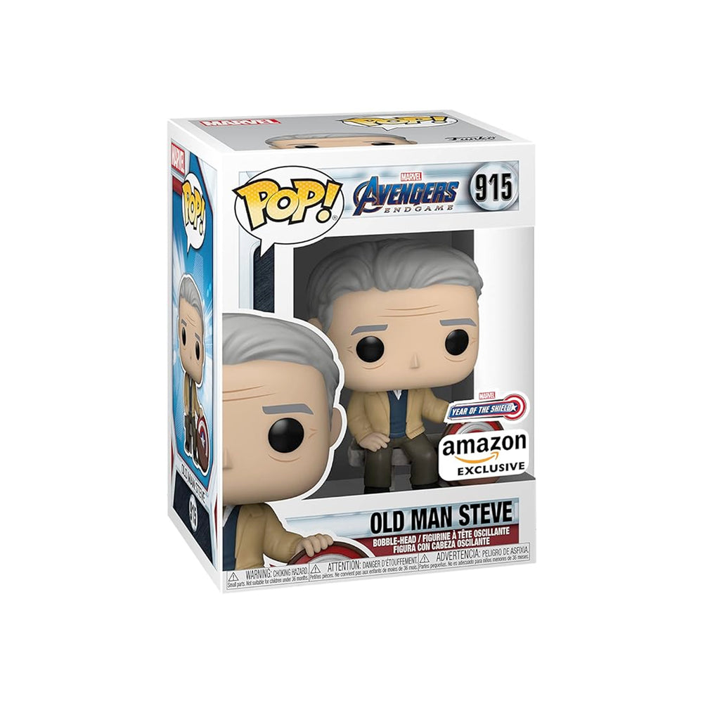 Funko Pop! Marvel: Year of The Shield - Old Man Steve, Amazon Exclusive