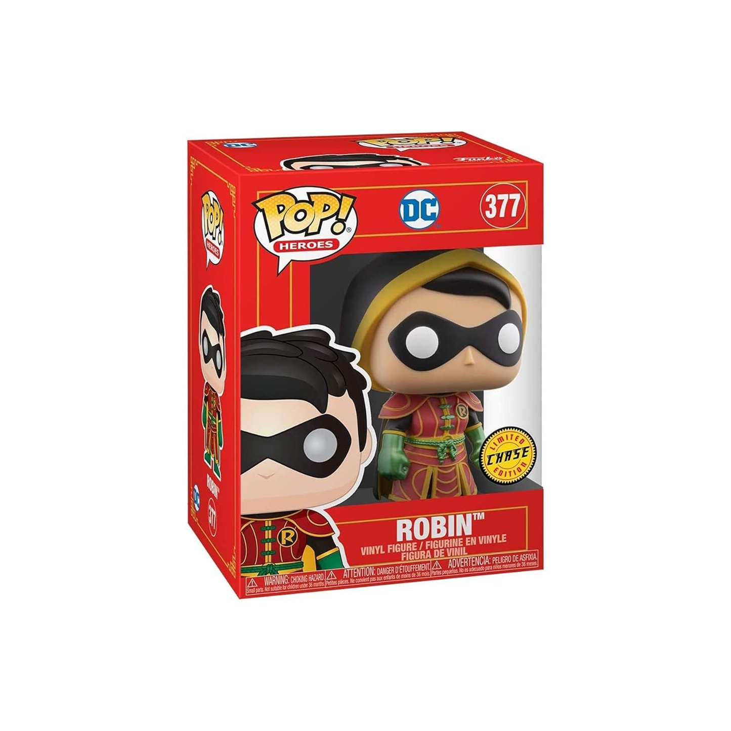 Funko Pop! DC Comic Imperial Palace Robin Chase Figure - Hooded #377 (Exclusive Collection)
