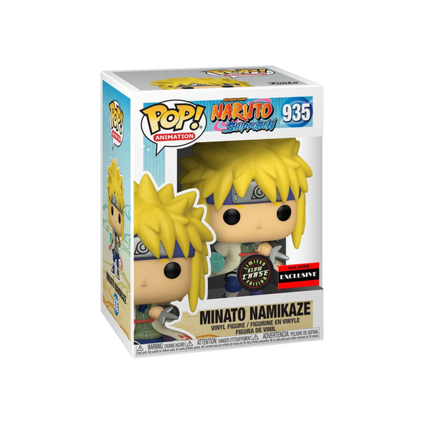 Minato Namikaze #935 AAA Anime Exclusive Limited Edition Glow Chase Funko Pop! Animation Naruto Shippuden (Exclusive Collection)