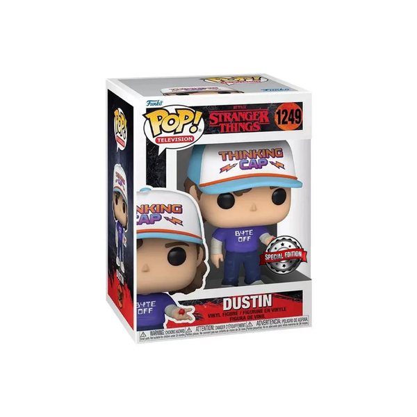 Funko Pop! Stranger Things 4 - Dustin with Die Special Edition Action Figure #1249