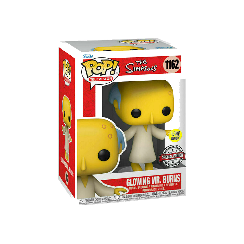 Funko Pop! The Simpsons - Glowing Mr. Burns Glow in the Dark Action Figure #1162