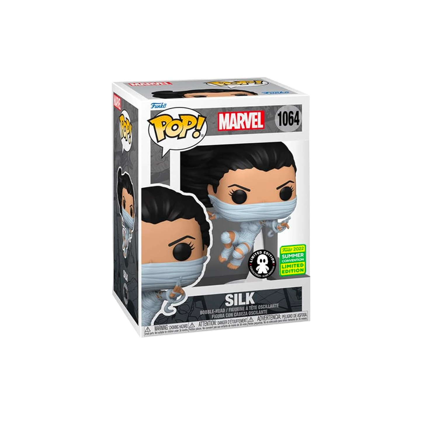 Marvel Silk Vinyl Bobble-Head Funko Summer Convention Exclusive Action Figure Funko Pop!