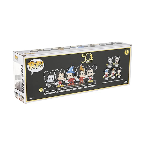 POP Disney Archives - Mickey Mouse 5 Pack, Amazon Exclusive, Multicolor