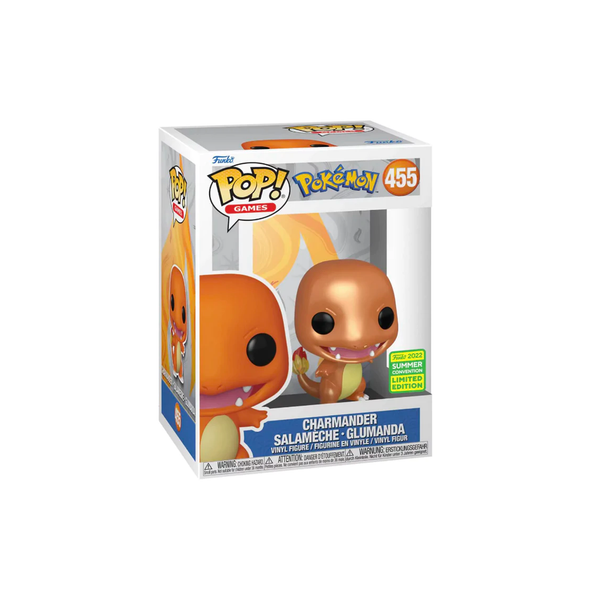 Summer Con Exclusive Pokémon - Metallic Charmander- 2022 SDCC Funko Pop!