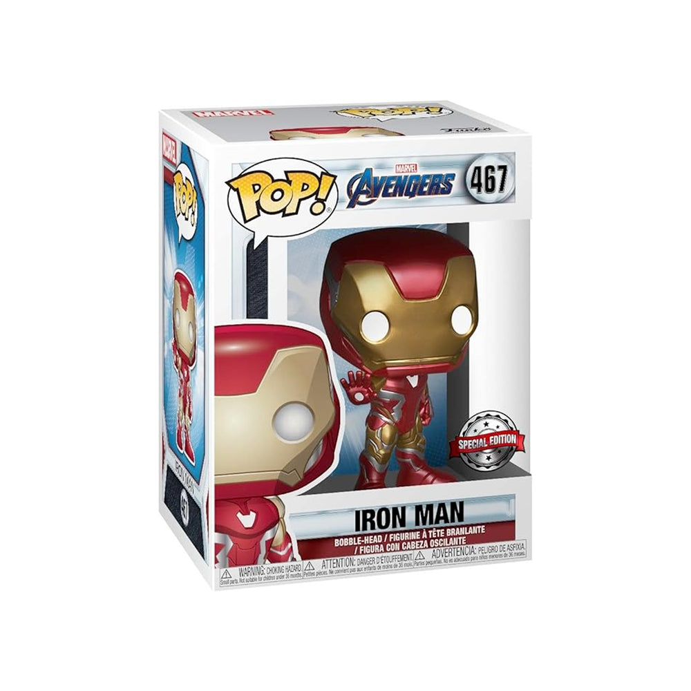 Funko Pop! Marvel Avengers: Endgame Iron Man Exclusive Vinyl Bobble-Head Figure