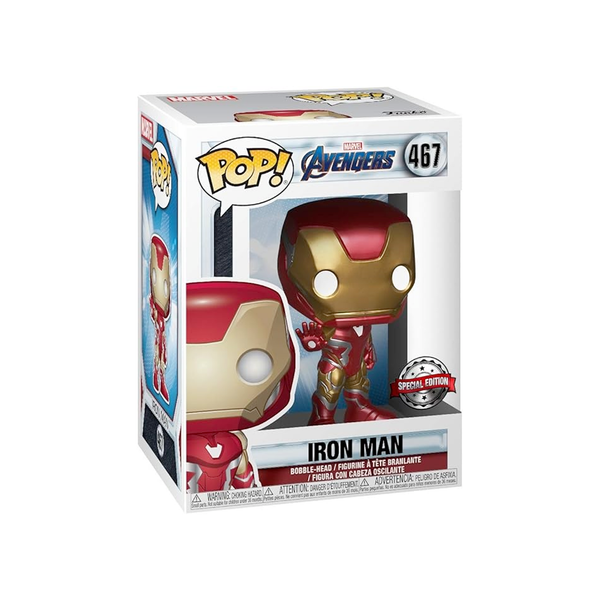Funko Pop! Marvel Avengers: Endgame Iron Man Exclusive Vinyl Bobble-Head Figure