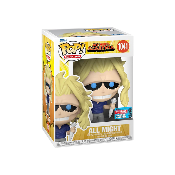 Funko Pop! My Hero Academia: All Might w/ Bag & Umbrella #1041 Fall Convention Exclusive 2021
