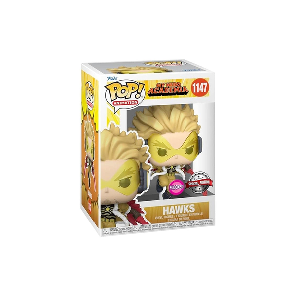 Funko Pop! My Hero Academia - Hawks Flocked Pop! Vinyl Figure Action Figure #1147