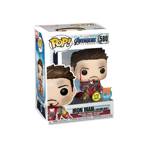 Funko Pop! Marvel Avengers Endgame I Am Iron Man GITD Action Figure #580