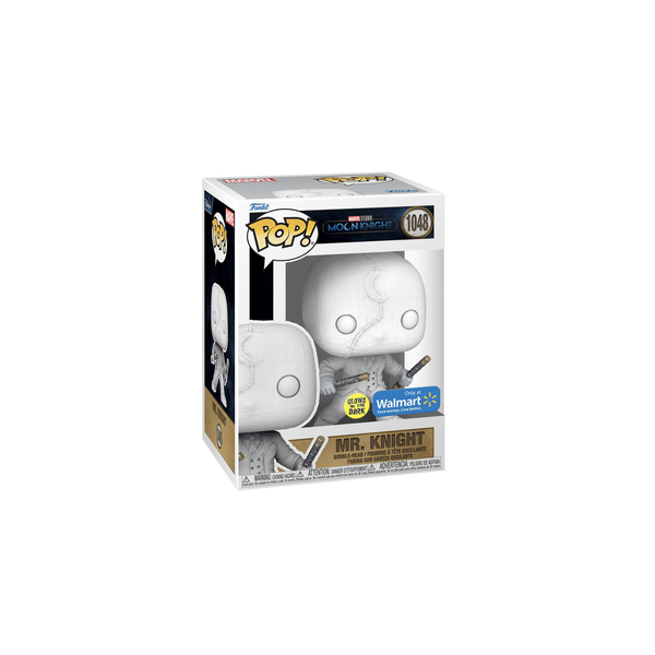 Funko Pop! Marvel’s Moon Knight Half Stack - Mister Knight Glow in the Dark Action Figure And Walmart Exclusive # 1048