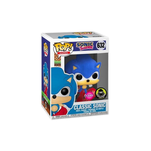 Sonic the Hedgehog - Classic Sonic (Flocked) (632) Popcultcha Exclusive (Exclusive Collection)