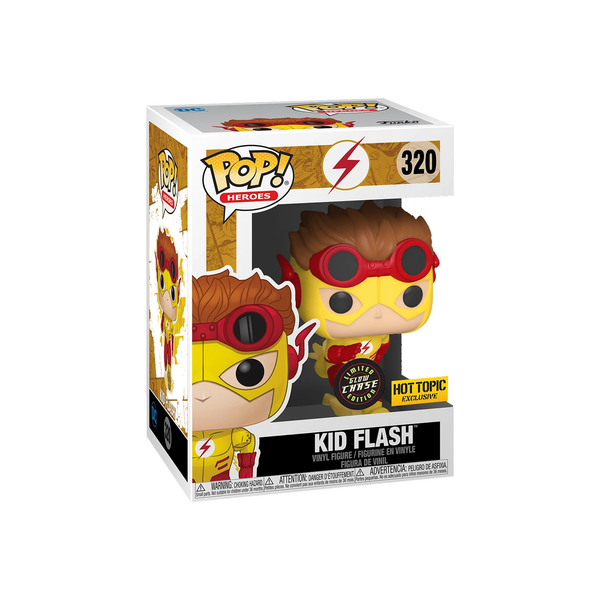 Funko POP! - DC Flash - Kid Flash 320 (Hot topic Exclusive) (Limited Glow Chase Edition) (Exclusive Collection)