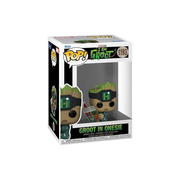 Funko Pop! Vinyl Figure-Marvel I Am Groot - Groot in Onesie #1193