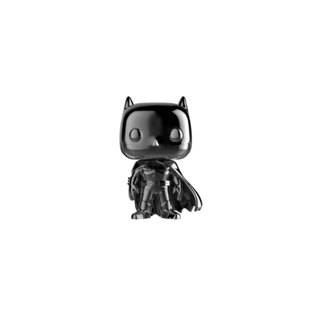 Funko Pop! Heroes: DC Super Heroes - Batman (Black Chrome) #144 - Funko 2017 Fall Convention Exclusive