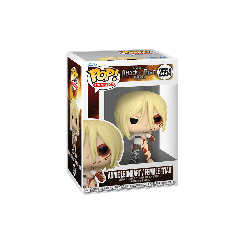 Funko Pop! Annie Leonhart / Female Titan #2554 in window display box – DrCollectible