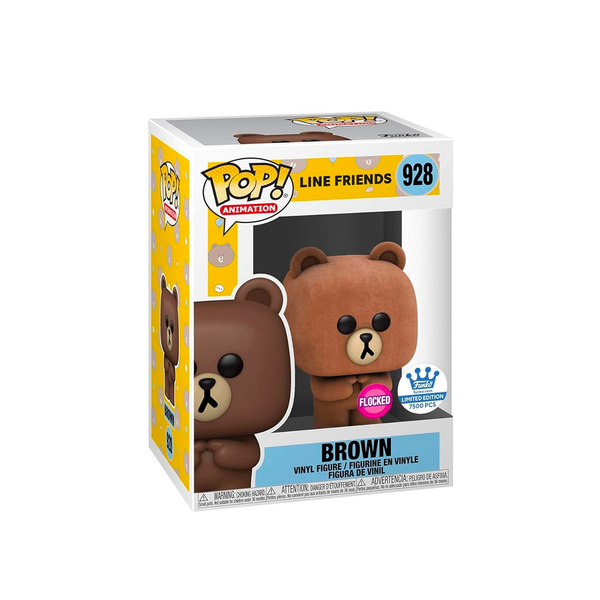 Funko Pop! Animation: Line Friends - Brown Flocked Action Figure #928