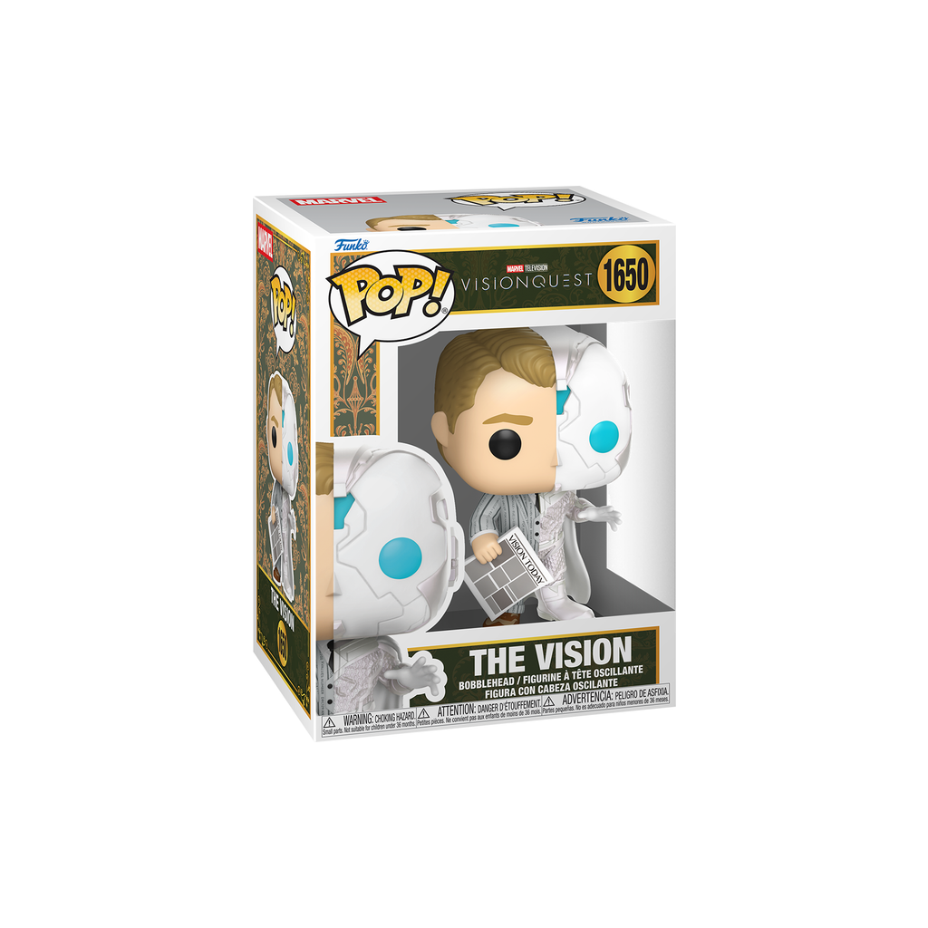 Funko Pop! The Vision (Split) #1650 in window display box – DrCollectible