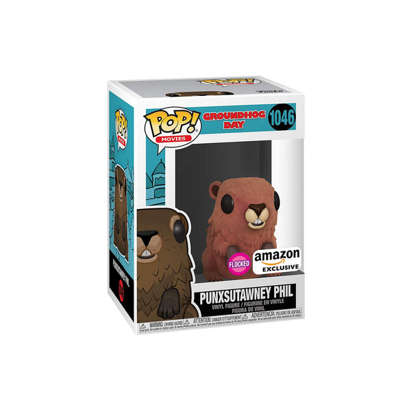 Funko Games: Groundhog Day - The Game, with Flocked Punxsutawney Phil Pop! Figure, Amazon Exclusive Game and Pop!
