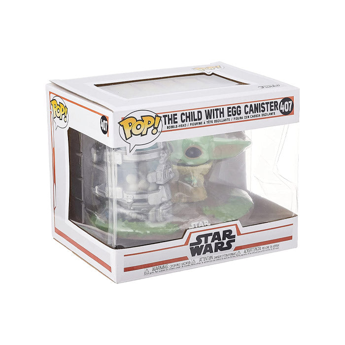 Funko Star Wars The Mandalorian Child with Egg Canister Pop Deluxe Vinyl Figure Toy 12.0 cm Action Figure Funko Pop!