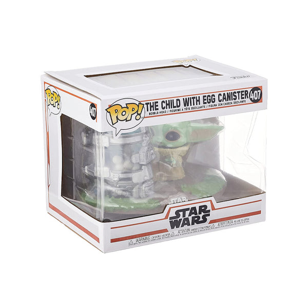 Funko Star Wars The Mandalorian Child with Egg Canister Pop Deluxe Vinyl Figure Toy 12.0 cm Action Figure Funko Pop!