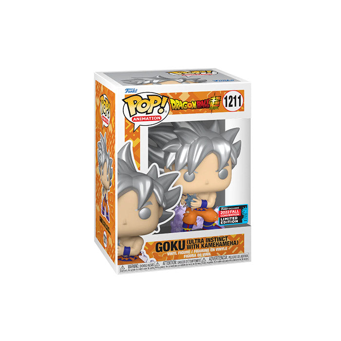 Goku (Ultra Instinct with Kamehameha) Dragon Ball Z New York Comic Con Fall 2022 Exclusive Pop Action Figure Funko Pop!