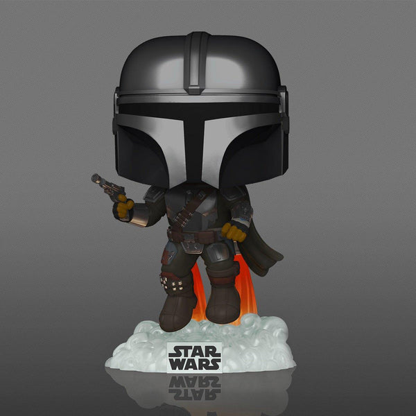 Funko Pop! Star Wars: The Mandalorian - The Mandalorian with Blaster Glow in the Dark #408