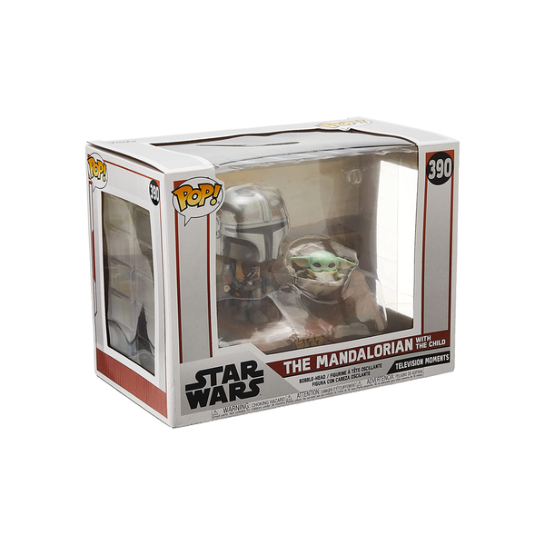 Moment Star Wars: The Mandalorian - Mandalorian and The Child Vinyl Bobblehead Action figure Funko Pop!