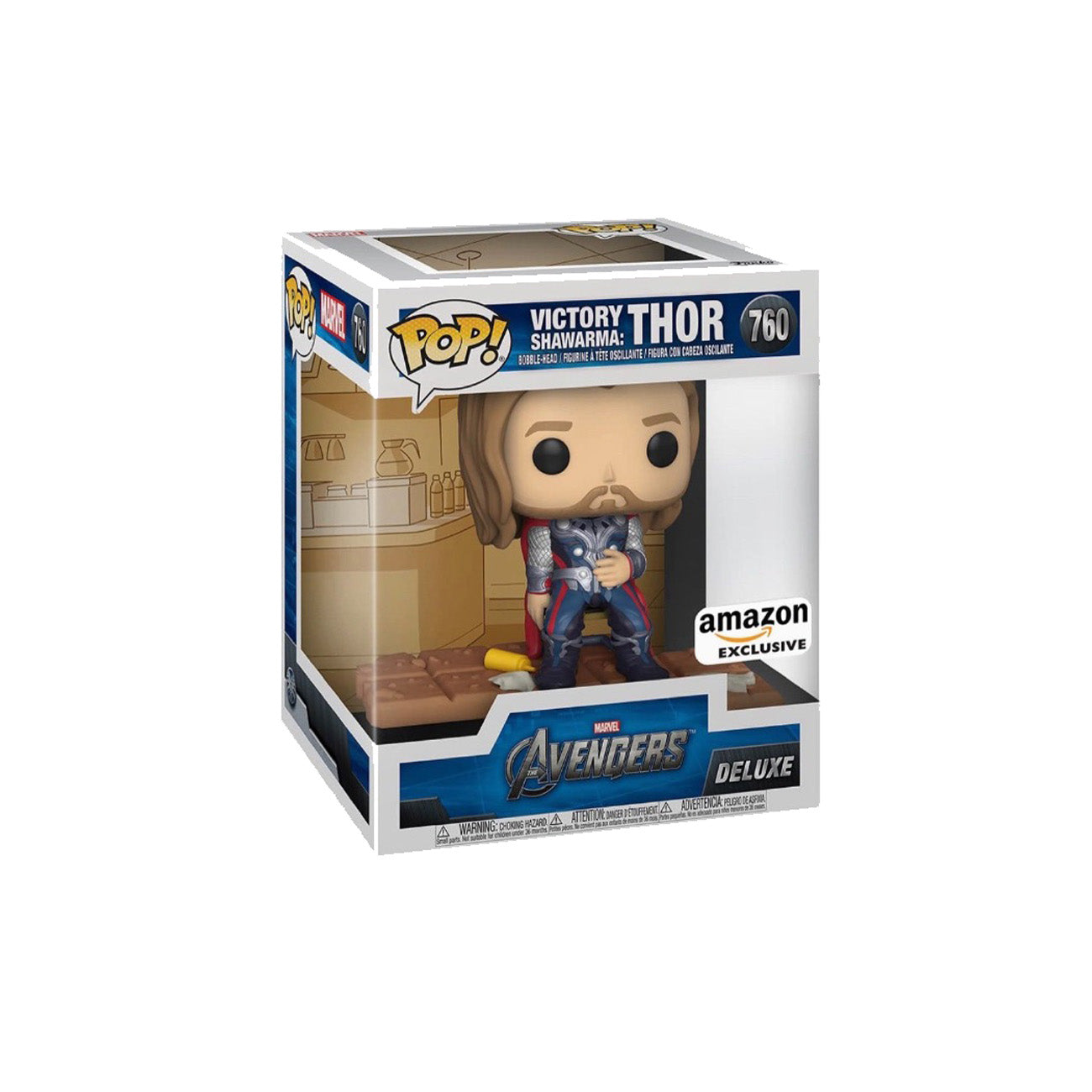 Funko Pop! Deluxe, Marvel: Avengers Victory Shawarma Series - Thor Action Figure #760
