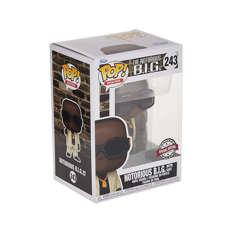 Funko Pop! Rocks - The Notorious B.I.G. - Notorious B.I.G. w/ Suit Exclusive Action Figure #243