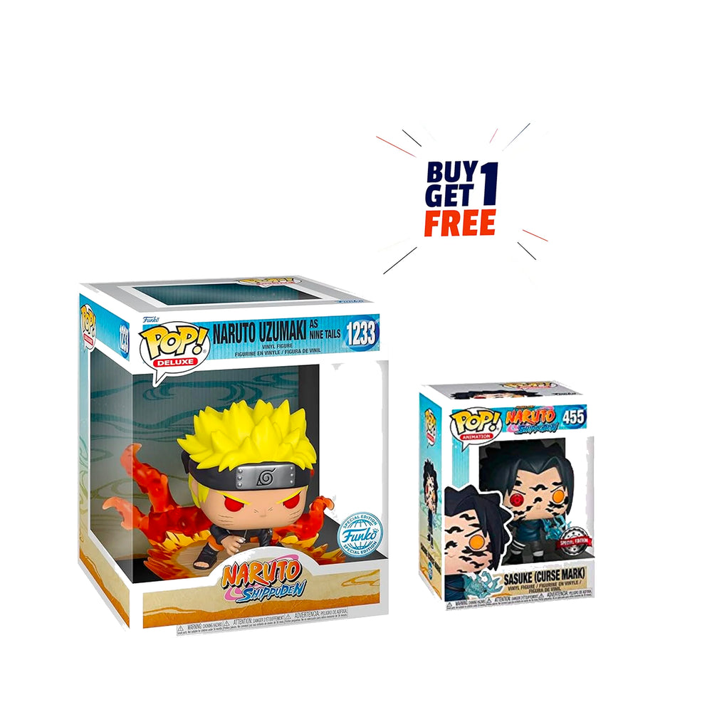 Funko Pop Deluxe: Naruto Uzumaki - Naruto Uzumaki As Nine Tails - Amazon Exclusive - Collectable Vinyl Figure [ BUY ONE GET ONE FREE ]