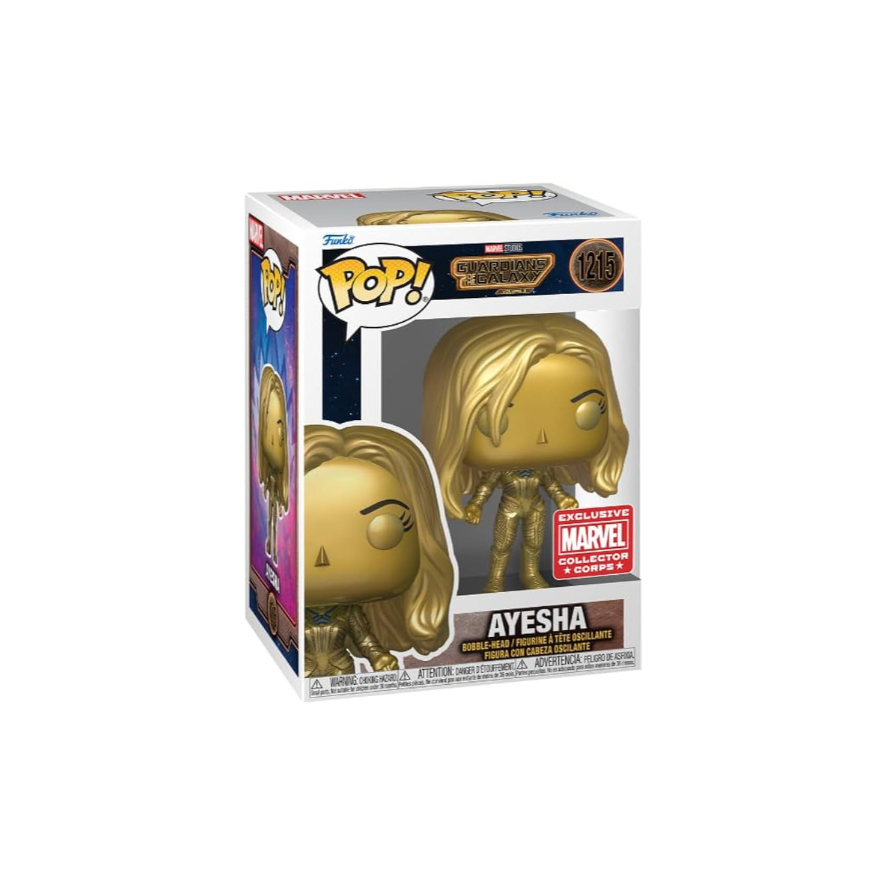 Pop! Guardians of The Galaxy Vol. 3 Marvel Collector Corps Exclusive Ayesha #1215
