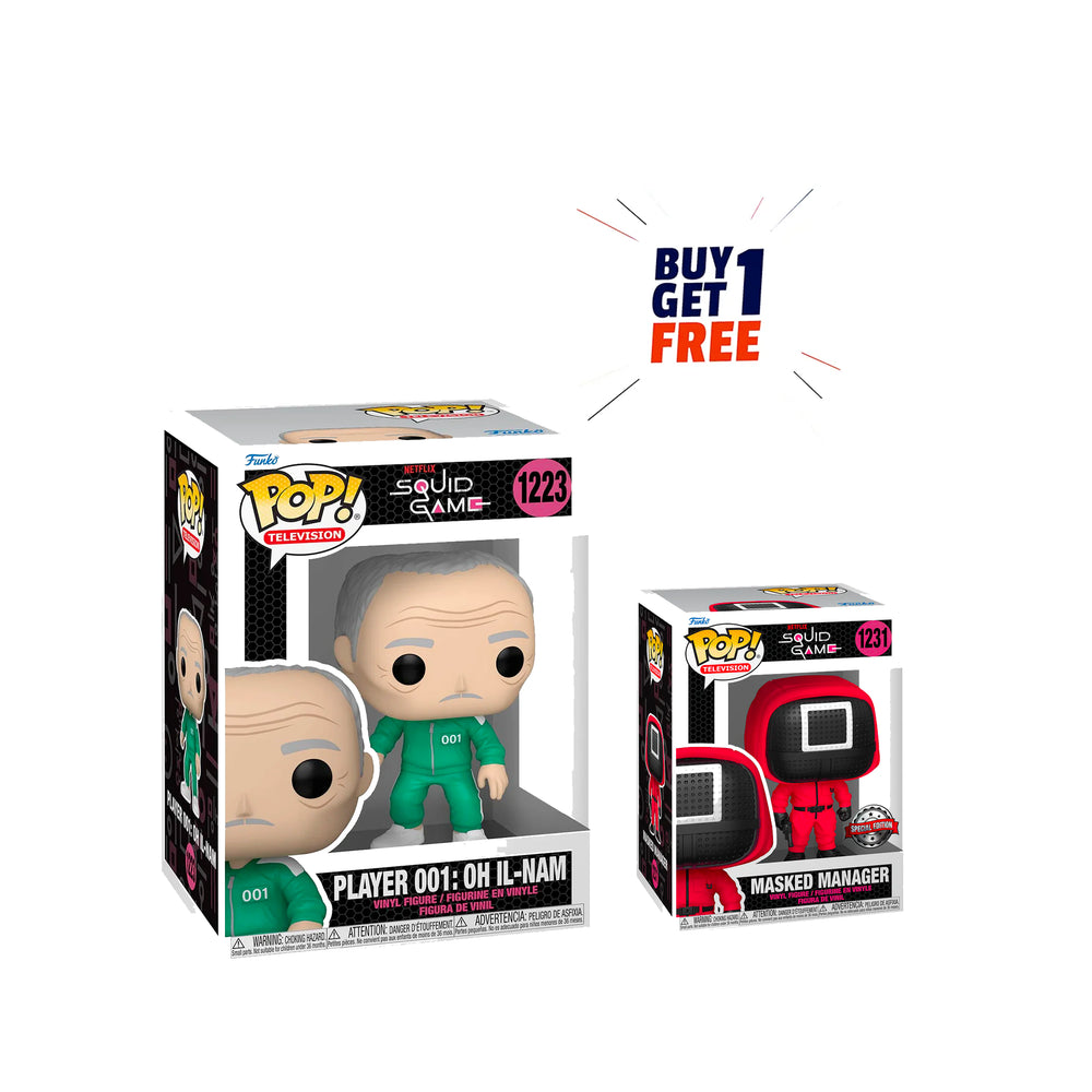 Funko Pop! TV: Squid Game - Il-NAM 001 Action Figure #1223 [ BUY ONE GET ONE FREE ]