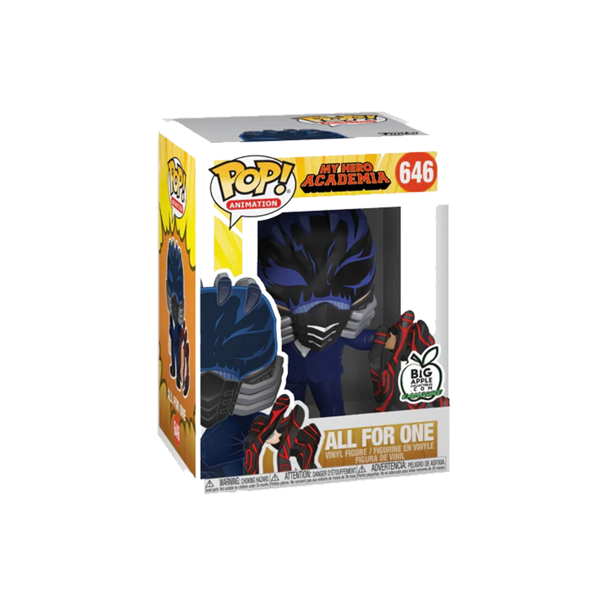 POP! Animation #646: My Hero Academia - All For One (Big Apple Collectibles Exclusive) (Funko POP!) (Exclusive Collection)