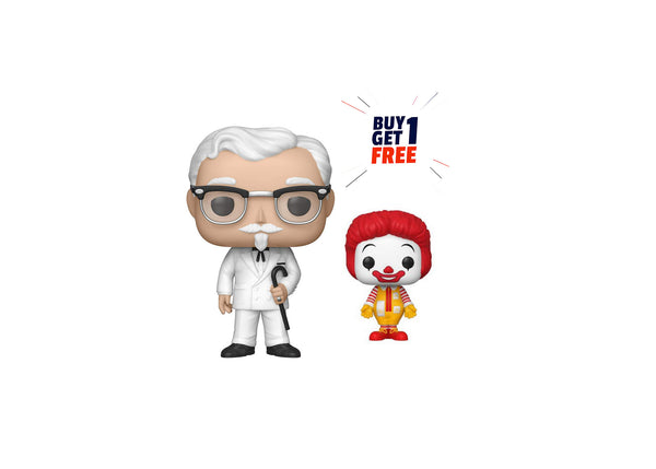 Funko Pop! Icons: KFC - Colonel Sanders with Cane (Exclusive)  [Buy 1 Get 1 Free]