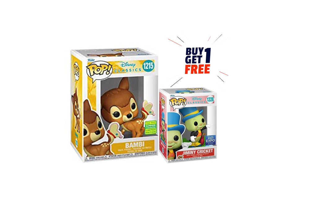 Disney Classics Pop! Bambi Funko Summer Convention Exclusive Action Figure Funko Pop! [Buy 1 Get 1 Free]