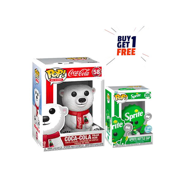 Funko Pop! Coca-Cola Polar Bear Action Figure # 58 [ Buy One Get One Free ]
