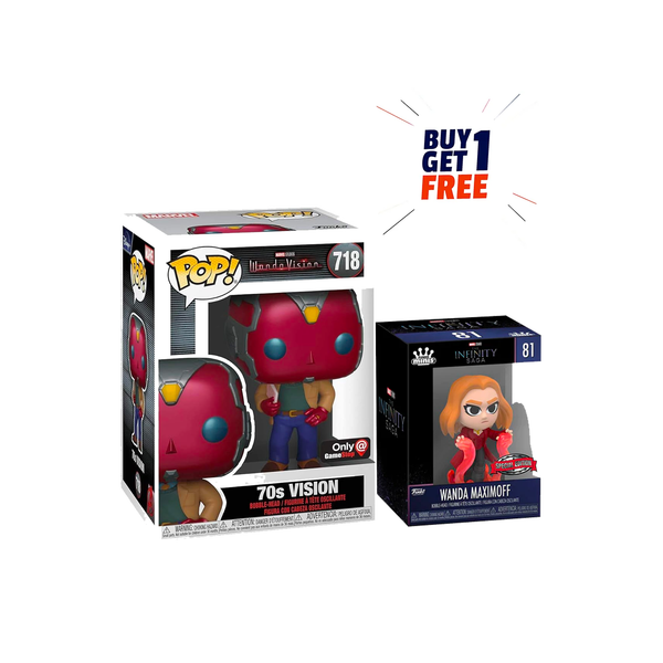 WandaVision 70s Vision Special Edition Vinyl Figure funko Pop! [Buy And Get Free]