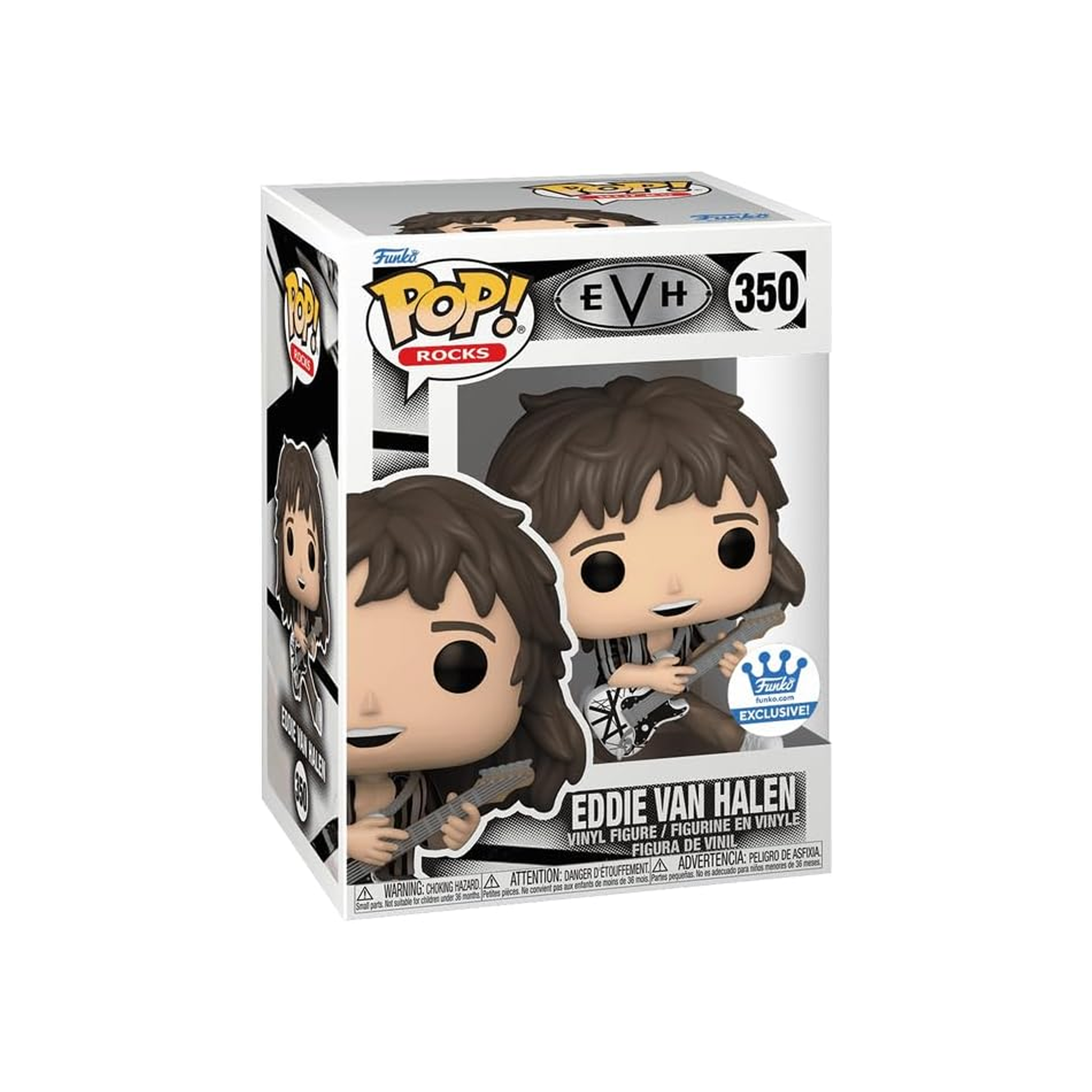 Funko Pop Rocks Eddie Van Halen with Guitar Shop Exclusive 350