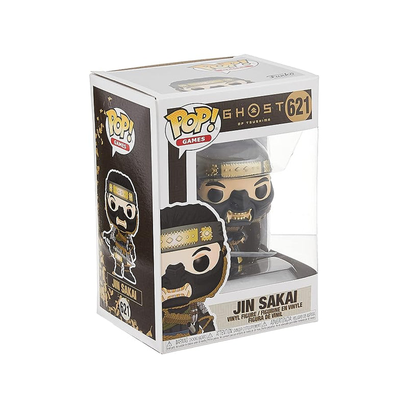 Funko 49041 POP Games: Ghost of Tsushima-Jin Sakai Collectible Toy, Multicolour #621