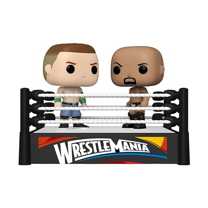 Funko Pop! Moment: WWE - Cena vs Rock (2012) # PACK2