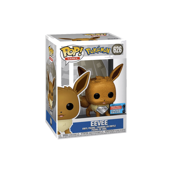 Funko POP! Animation: Pokemon - Eevee (Diamond Glitter Collection) Fall Convention 2021 Exclusive - Shared Sticker #626