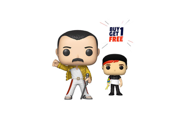 Rocks: Queen Freddie Mercury Wembley Funko Pop [Buy 1 Get 1 Free]