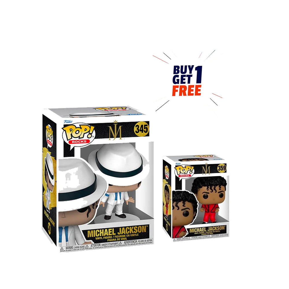 [ DAMAGED BOX 7/10] Michael Jackson Toe Stand Pop! Vinyl Figure #345 [ BUY ONE GET ONE FREE ]