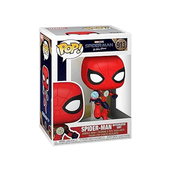 Funko Pop! Marvel: Spider-Man: No Way Home - Spider-Man in Integrated Suit Action Figure #913